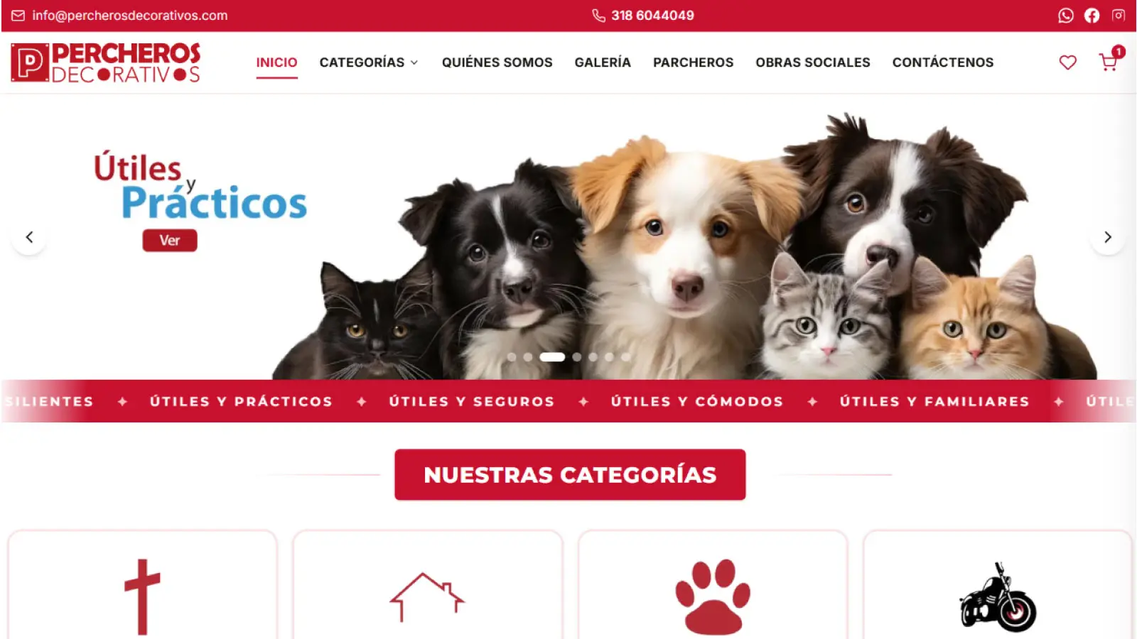 Tienda online Percheros Decorativos